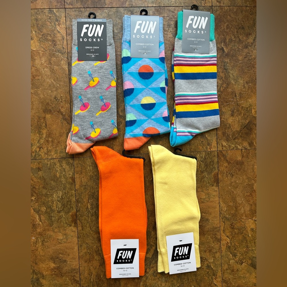 Men's Vibrant Patterned Socks Set